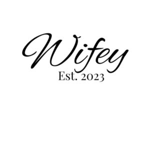 Wifey Est 2023 Crop Tee Design