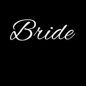 Bride V-Neck Tee (white logo) Design
