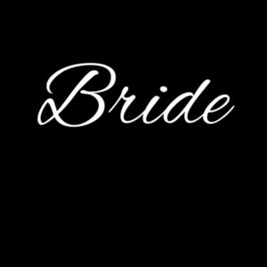 Bride Crop Tee (white logo) Design