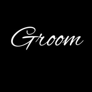 Groom Hoodie (white logo) Design