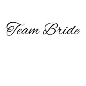 Team Bride Women's V-Neck Tee  Design