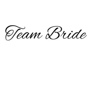 Team Bride Women's Crop Tee Design