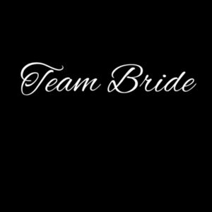 Team Bride Unisex Tee (white logo) Design