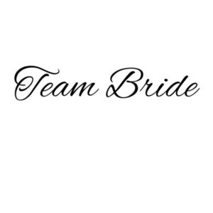 Team Bride Unisex Sweatshirt Design