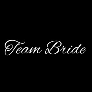 Team Bride Bucket Hat (white logo) Design