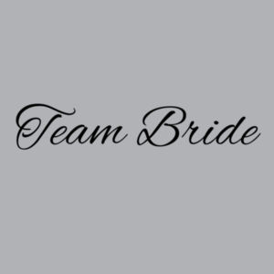 Team Bride Crop Sweatshirt Design