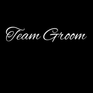 Team Groom Unisex Sweatshirt (white logo) Design