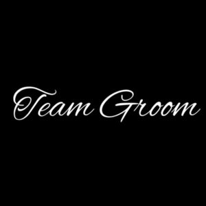 Team Groom Bucket Hat (white logo) Design