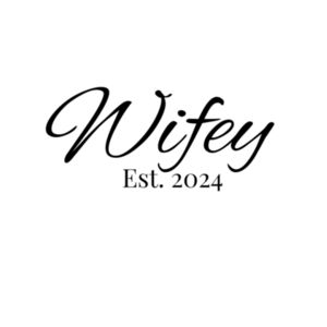 Wifey Est 2024 Crop Tee  Design