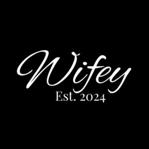 Wifey Est 2024 Bucket Hat (white logo)  Design